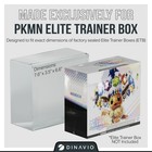 Plastic Pokemon Elite Trainer Box Protectors Etb Displays 10 Pack