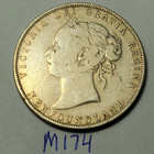 1900 Newfoundland Silver 50 Cents Half Dollar  Victoria Nfld M174