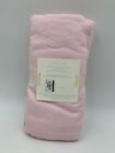 Pottery Barn Belgian Flax Linen Crib Skirt Pink One Size  h730