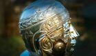 Brass Medieval Knight Roman Cavalry Helmet With Face Mask Halloween Helmet Gift