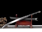 Wushu Broadsword Blade Glaive Chinese Kung Fu Edge Manganese Steel Machete Drago