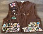 Gsa Girl Scouts Of America Brownie Vest 50  Patches Vintage 2004-2007 Pins Badge