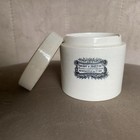 Antique Victorian Apothecary Transferware Printed Pot Lid Ointment Ironstone