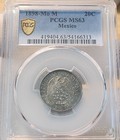 1898 Mo Mexico 2nd Republic- 20 Centavos - Pcgs Ms63 - 0 9027 Silver - Slab-98