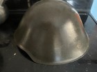 East German M56 76 Military Helmet Early Style With Liner Used