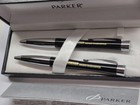 Parker Urban Twist Ebony Chrome Ballpoint Pen pencil Set Engraved  sekisui  Nib