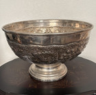 Vintage Extra Large Silver Plate Champagne Cooler Chiller Wine Ice Bucket