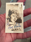 Vintage Mary Martin Hand Signed Autograph 3x5 Card Photo  Jsa Coa