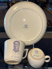 Scarce 1950s Roy Campanella Brooklyn Dodgers Porcelain China Set- Plate Mug Cup