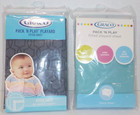 2 Pk Graco Pack  n Play Playard Fitted Sheets 39  X 27  Aqua trinidad Coordinate