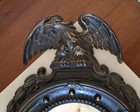 Vintage Federal Eagle Porthole Homco Convex Mirror 2340 Wall Decor Made In Usa