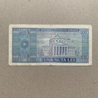 1966 Romania 100 Lei Paper Money Romanian Banknotes Balcescu Currency