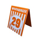 Whataburger Table Tent Number    29