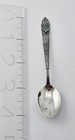 Vintage Colombia Rough Emerald 900 Silver Souvenir Travel Spoon - 10 5g