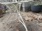 White French Iron Antique 3 Tier Plant Stand  Art Nouveau Victorian 4ft X  2ft