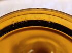 Rare Vintage Amber Glass Explostion Proof Industrial Light Fixture Globe