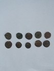 Lot Of Ten  10  Low To Medium Grade Bronze Ancient Roman   Coins-not Sure Roman