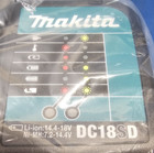 New Out Of The Box  Makita Dc18sd 18v Li-ion Battery Charger With Bag 