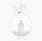 Nib Swarovski 2023 Annual Ed Ball W Candle Christmas Crystal Ornament  5658439