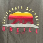 O neill Men s Size L  Dark Green Short Sleeve California Graphic T-shirt Olive