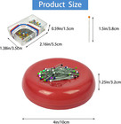 Hilltian Magnetic Pin Cushion With 100 Pins For Sewing And Quilting  red 