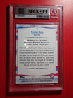 Hope Solo Beckett Slabbed Signed Topps Bronze Card Authentic W the Goat -10 Auto
