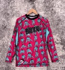 1 2 Half Sumo Rashguard Top Large Mens Limited Edition Devil Pink Long Sleeve