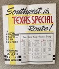 Missouri-kansas-texas Lines  katy  1 17 43 Wwii Public Timetable