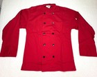 Uncommon Threads Chef s Food Service Uniform Jacket Red Size Small Lot Of 2