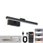 Led 16  Picture Light 3 Cct Black Wall Sconce Battery Operated W Remote 5000mah