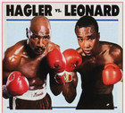Sugar Ray Leonard   Marvelous Marvin Hagler Autograph Boxing Glove  hall Of Fame