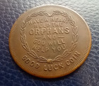 Hebrew Kindergarten   Infants Home Have A Heart Good Luck Token Medal Coin Nyc