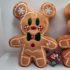 Disney Parks 2020 Christmas Mickey And Minnie Scented Gingerbread Plush Set Nwt