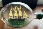 Antique Ship In A Haig   Haig Bottle 3 Masted Schooner
