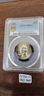 1962-p Washington Quarter 90  Pcgs Ms64 Gold Shield Toner  Free Shipping