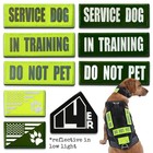 9-pack Reflective Service Dog Patches  do Not Pet   in Training  For Vest