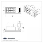 Drivers A c Heater Vent For Kenworth 1982-01 Plastic Center Wheel Up 41137