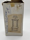 Vintage 1979 Concord Miniatures Hall Tree Mirror Dollhouse Wooden Furniture