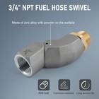 Fuel Transfer Pump Nozzle 3 4 Npt 360   Rotating For Fuel Swivel  Transfer Hose