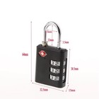2 Pack Tsa Approved Luggage Locks  Combination Travel Padlock  3-digit Waterproo