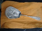 Vintage Stieff  rose  Sterling Silver Berry Serving Spoon marked no Monogram lg