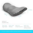 Lumbar Support Pillow For Office Chair  Memory Foam Lumbar Pillow For Lower Back