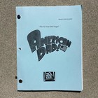 American Dad Set 2006 Production Used Draft Scripts Table Record Seth Macfarlane