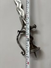 Antique Vintage Damascus Sword Snake Shaped Carbon Steel Old Rare Collectible