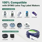 10pk Dymo Letratag Tape Refills 91330 12mm Compatible For Lt-100h White Paper