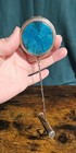 1924 Richard Hudnut Guilloche Blue Enamel Deauville Powder Compact   Lipstick