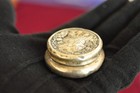 Lovely Vintage Sterling Silver Compact     Engraved Monogram     1        28g Works 