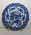 Grindley Staffordshire  english Country Inns  Blue Dinner Plates 10 
