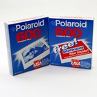 2 - Expired Polaroid 600 Instant Film Platinum   Standard In Original Box 20 Exp