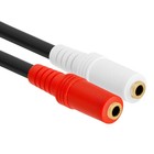 3pcs 3 5mm Male To 2female Audio Adapter 6in Cable Aux Stereo Headphone Splitter